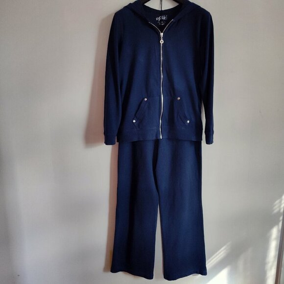 Ladies SZ PS Style & Co Sport Navy Two-Piece Warm-Up Set - Picture 1 of 9